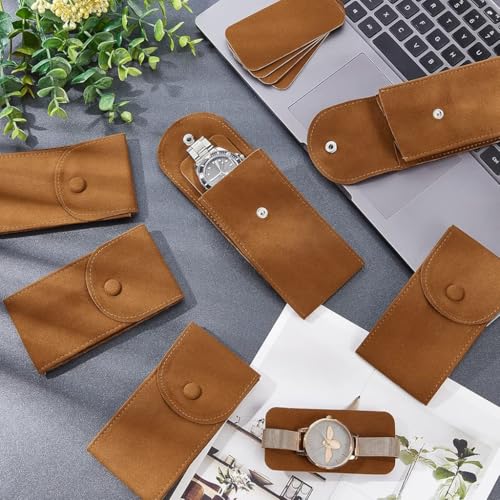 ZORBES® 2Pcs Velvet Watch Pouch,Portable Single Watch Travel Case Storage Bag ZORBES® 2Pcs Velvet Watch Pouch,Portable Single Watch Travel Case Storage Bag